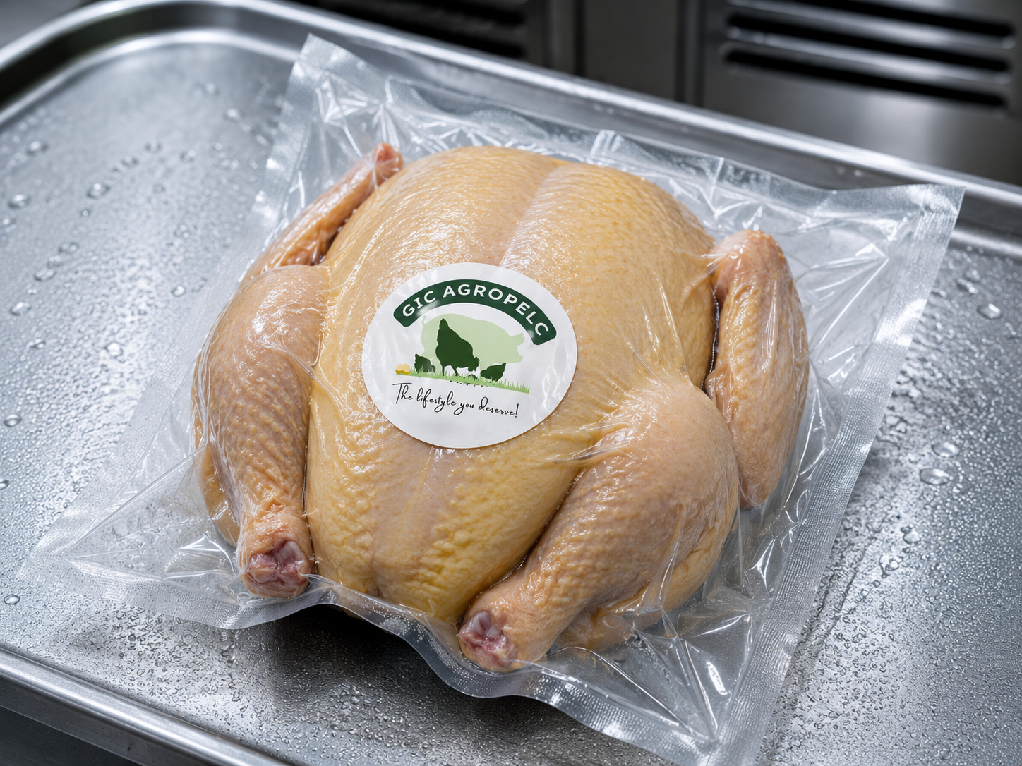 Poulet de chair frais